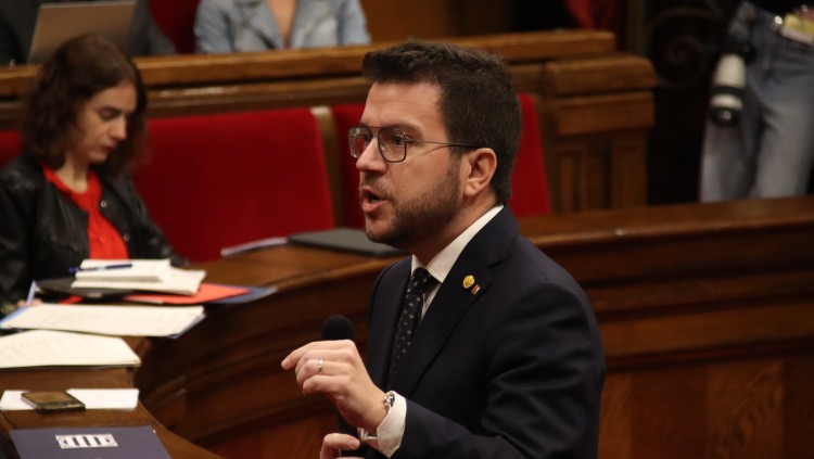 El president català Pere Aragonès. Agència Catalana de Notícies
