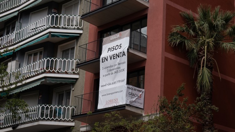 Un habitatge en venda a Barcelona. EUROPA PRESS