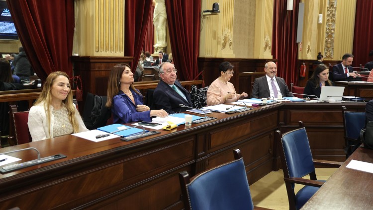 Diputats de Vox al Parlament Balear. Europa Press