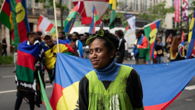 Manifestació per Nova Caledònia a França. Europa Press