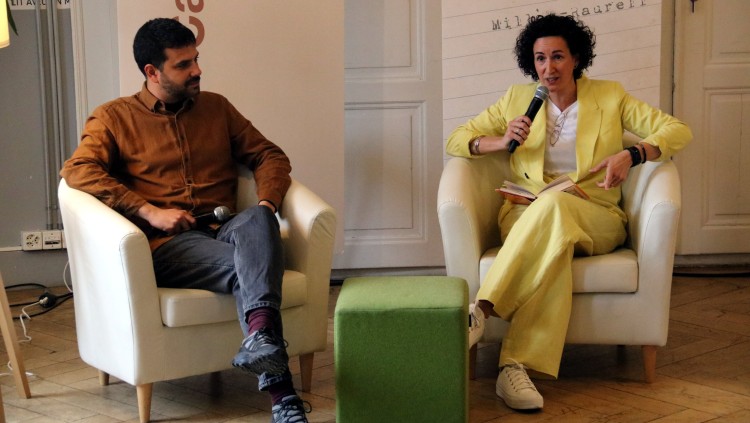 Ruben Wagensberg i Marta Rovira. Agència Catalana de Notícies