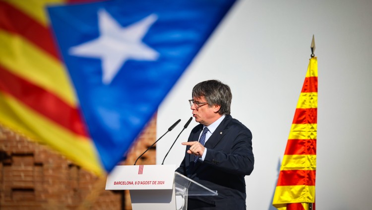 Puigdemont en la seua visita fugaç a Barcelona / Agència Catalana de Notícies. Europa Press
