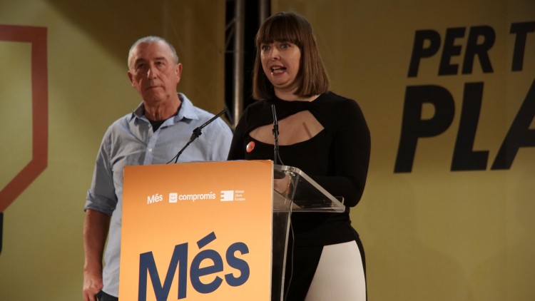 El dirigent de Més-Compromís, Joan Baldoví, i la secretària general del partit nacionalista valencià, Amparo Piquer| Més-Compromís. 