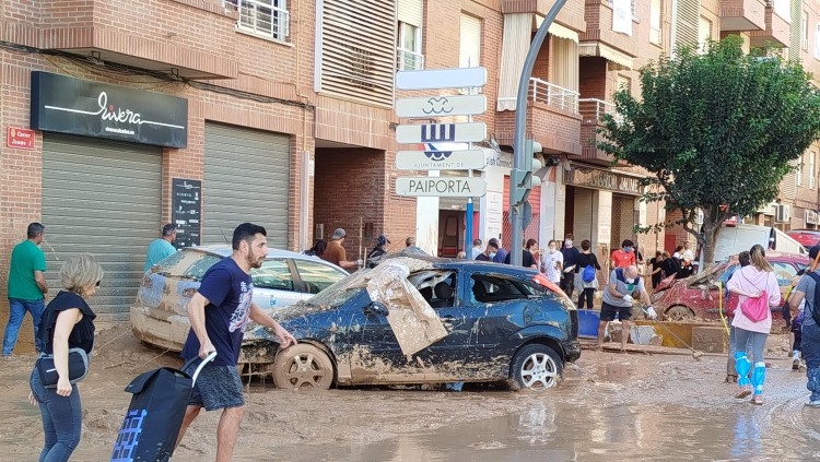 Paiporta, una de les poblacions més devastades per la DANA| Moisés Pérez. 