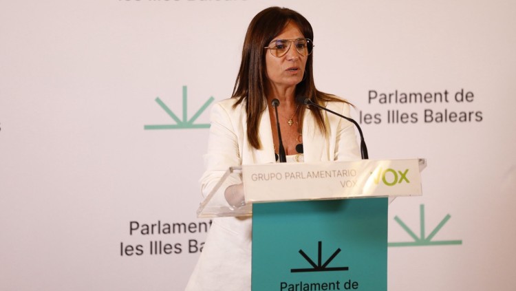 La portaveu de Vox al Parlament Balear, Idoia Ribas. Europa Press