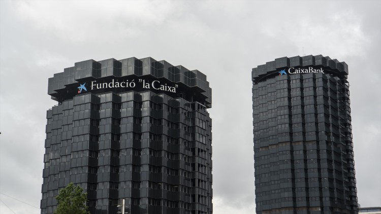 Edificis de CaixaBank a Barcelona. Europa Press