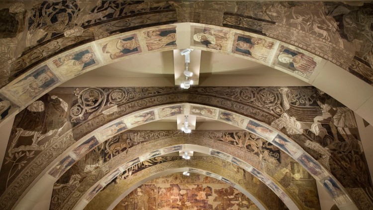 Pintures murals procedents de la sala capitular del monestir de Sixena. Conservades al MNAC|| MNAC. 