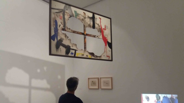 L'obra 'Tela cremada', del 1973.