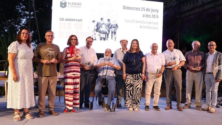 Homenatge als 10 d'Alaquàs en els cinquanta anys de la detenció| Ajuntament d'Alaquàs. 