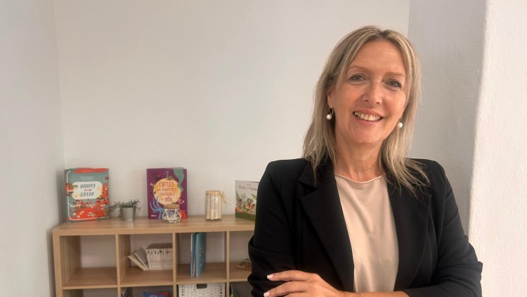 Isabel Moreno, ahir al matí, a les portes de Conselleria