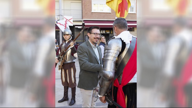 Alberto Vidal participa en la recreació dels Terços de Flandes