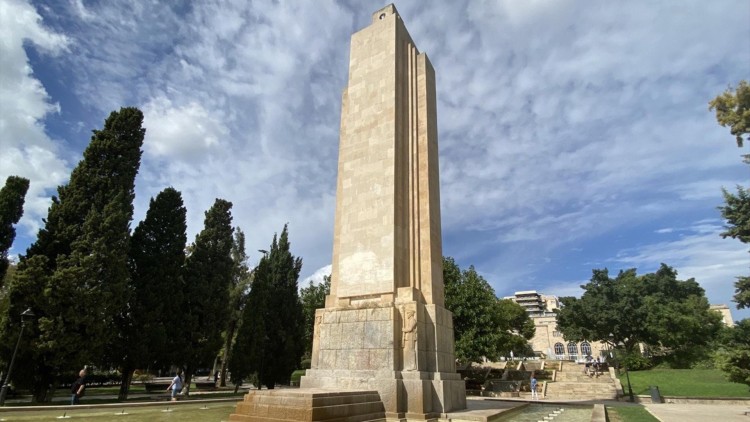 El monument de la plaça de la Feixina, de Palma (Foto Europa Press)