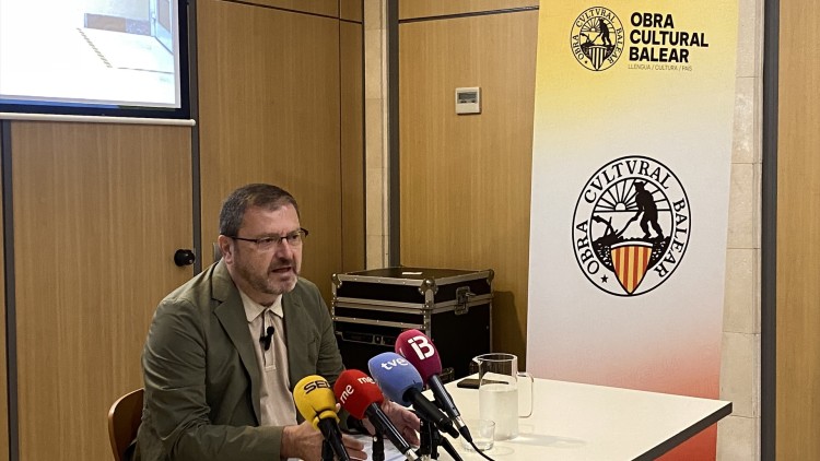 Antoni Llabrés, durant una roda de premsa (Foto Europa Press)
