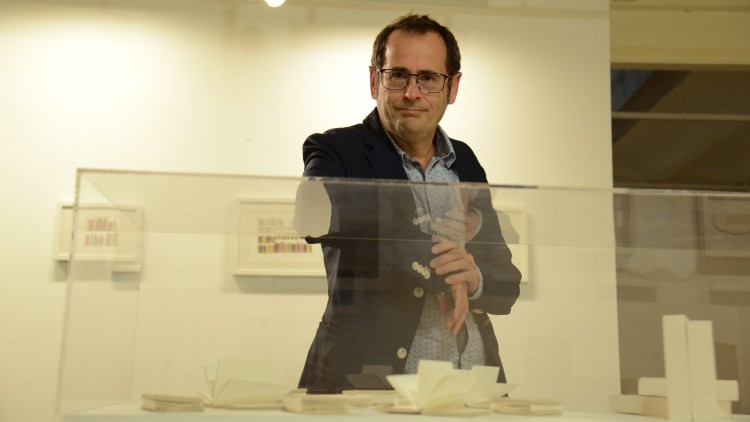 L'escriptor i bibliotecari Jordi Valls. Prats i Camps / Arxiu El Temps