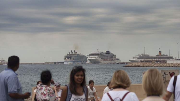 Creuers al port de Palma (Foto Europa Press)