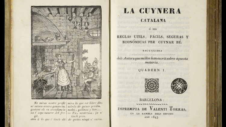 La Cuinera Catalana, escrit anònim del 1830