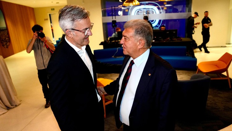 Víctor Font i Joan Laporta, candidats a la presidència del Barça // EUROPA PRESS