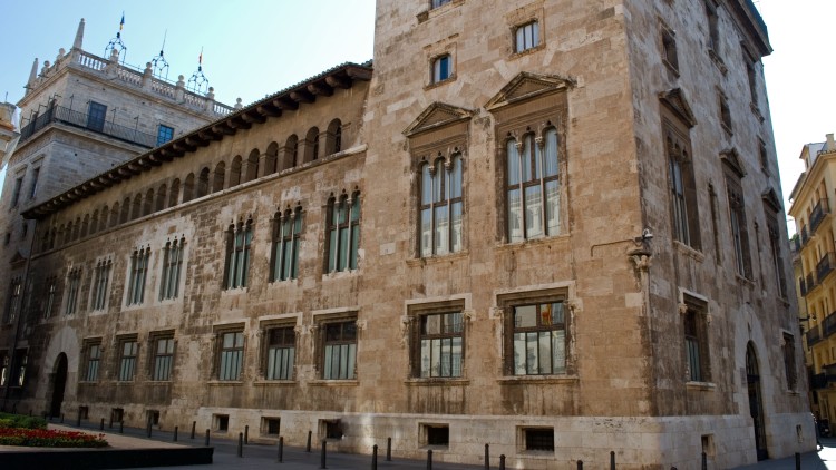 Estampa del Palau de la Generalitat Valenciana| Viquipèdia