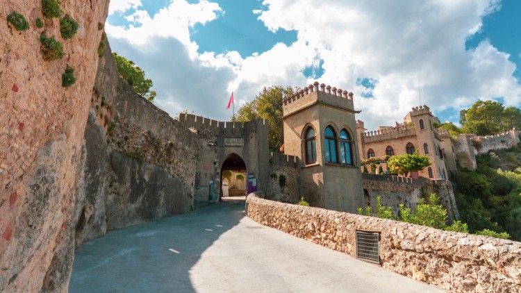 Estampa del Castell de Xàtiva