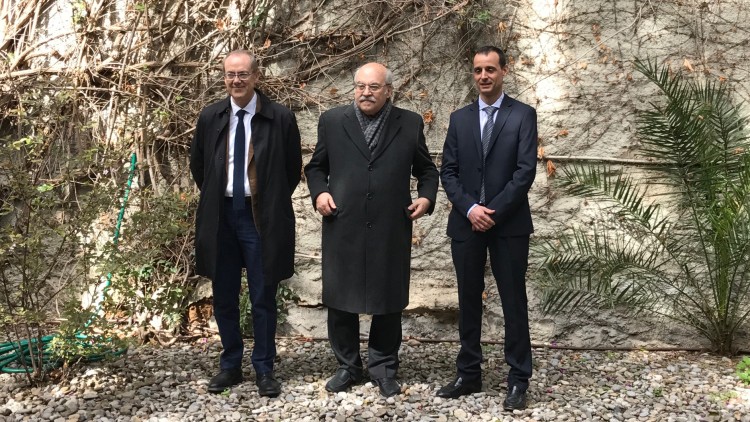 Albert Carreras, Andreu Mas-Colell i Ivan Planas