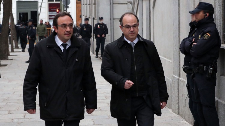 Jordi Turull i Josep Rull. EFE