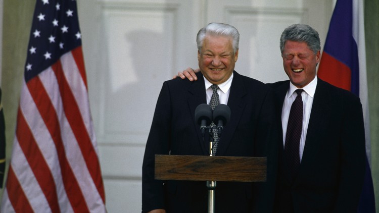 Bill Clinton i Boris Ieltsin