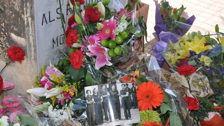 Imatge de l'homenatge a Son Coletes (Manacor). Twitter Carme Vidal / @MCarmeVidal