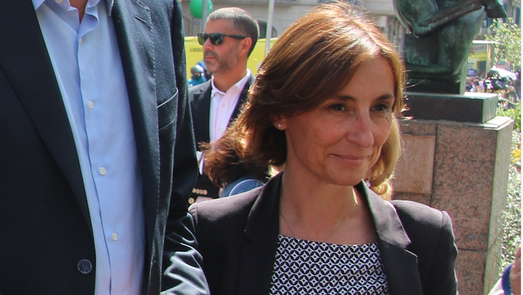 Foto d'arxiu d'Elisabeth Jiménez Cara durant la diada de Sant Jordi de 2017. PP Català