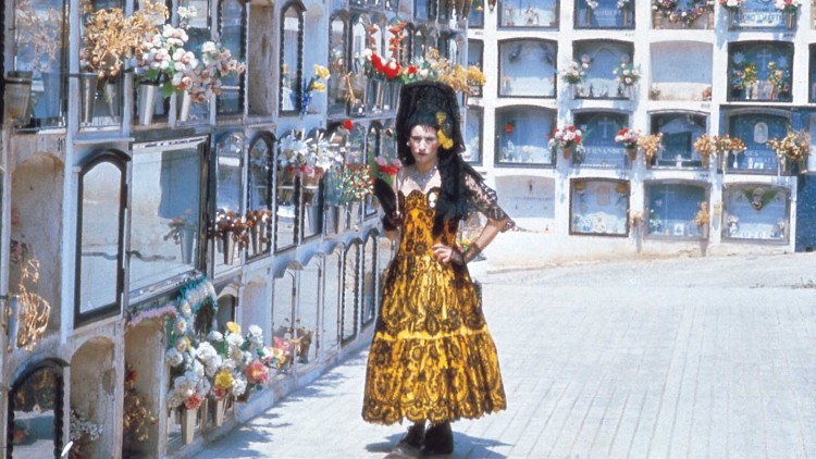 José Pérez Ocaña.  L’any 1978  Ventura Pons filma Ocaña, retrat intermitent a la plaça Reial, el Montmartre i també el Montparnasse català, i a les Rambles, les de debò.