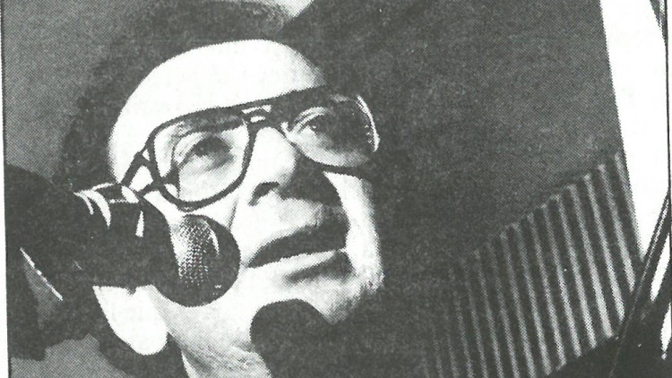 Joan Francesc Mira, guanyador del premi d'assaig Joan Fuster dels Octubre, de l'editorial 3i4, aquell 1984. Arxiu El Temps