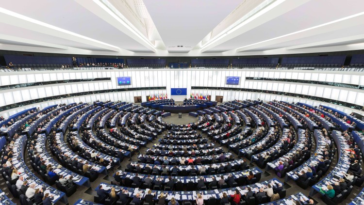 Imatge de l'hemicicle del Parlament Europeu