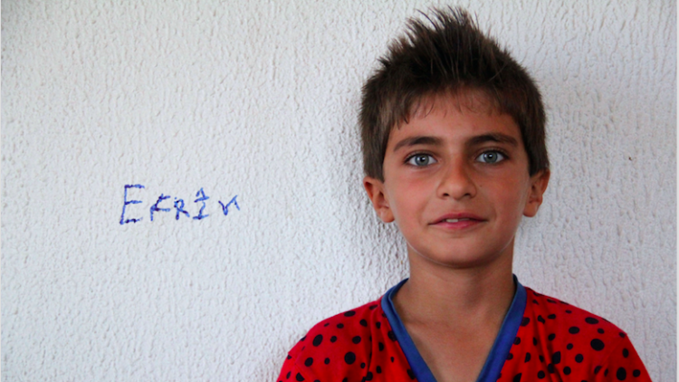 Ivan, un jove kurd, fill d'en Hassan i l'Hevin. DAVID MESSEGUER