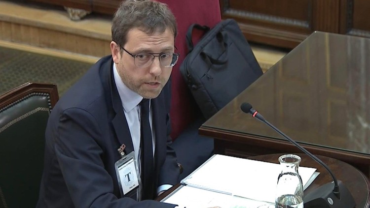 Albert Royo, exsecretari general del Diplocat, declara al Suprem. Efe