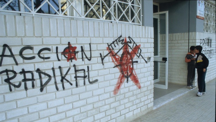 Pintades del grup feixista| EL TEMPS