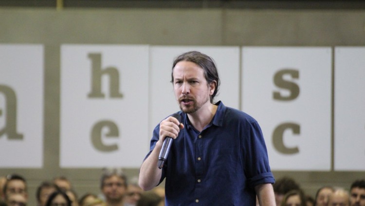 El líder de Podem, Pablo Iglesias, a València| Podem