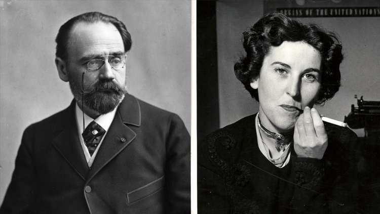Émile Zola i Charlotte Delbo