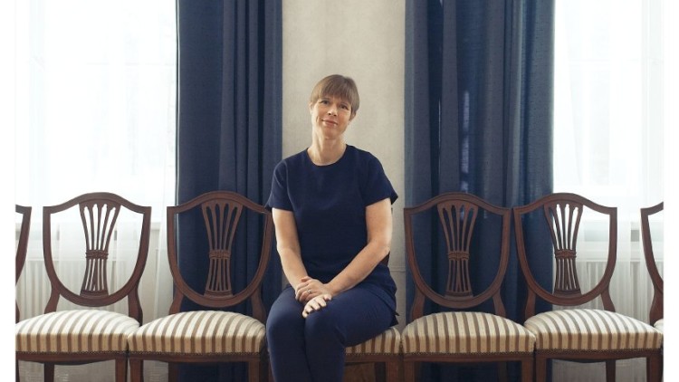 Kersti Kaljulaid, presidenta d'Estònia. Der Spiegel
