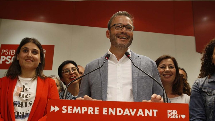 José Hila, nou alcalde de Palma amb el PSIB-PSOE. Isaac Buj