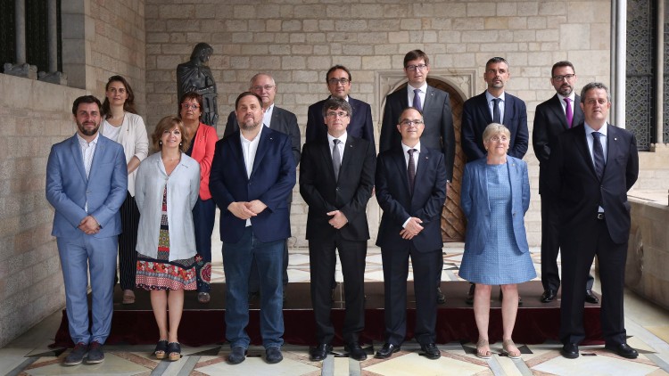 Fotografia de grup del nou Govern