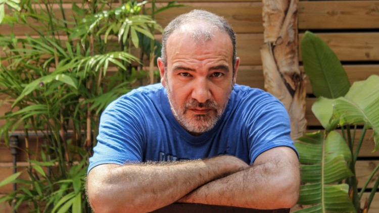 Guillem Sala, autor de "La fuga de l’home cranc". Esteve Plantada