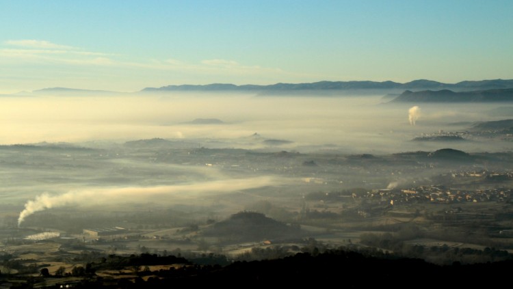 La Plana de Vic des del santuari de Bellmunt. Manel Dot
