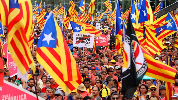 Imatge de la Diada de 2018. Jordi Play