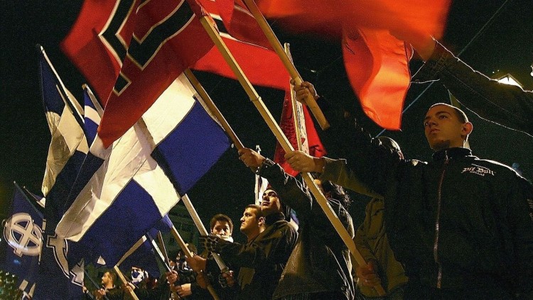 Concentració neonazi a Grècia el 2007. Der Spiegel