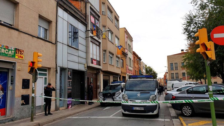 Imatge de la Guàrdia Civil a Sabadell el 23S. Europa Press