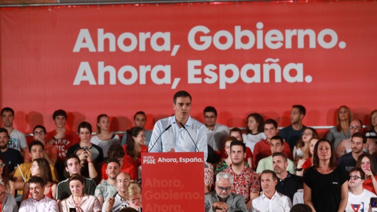 El candidat socialista, Pedro Sánchez, a València| PSOE
