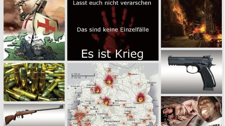 Muntatge d'imatges trobades al fòrum del Grup de la Supervivència. Der Spiegel