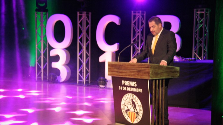 El president de l'Obra Cultural Balear, Josep de Luis, intervé en la Nit de la Cultura del 2020, celebrada telemàticament. Obra Cultural Balear