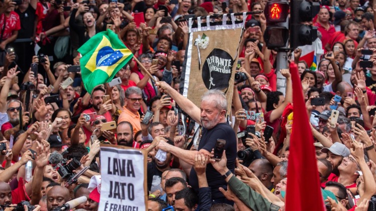 Demostració de suport a Lula da Silva del passat novembre a São Paulo. Europa Press