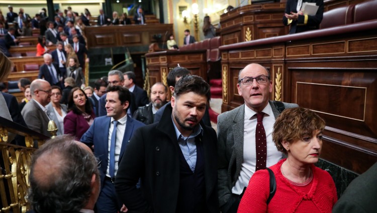Gabriel Rufián, diputat d'Esquerra Republicana. Europa Press