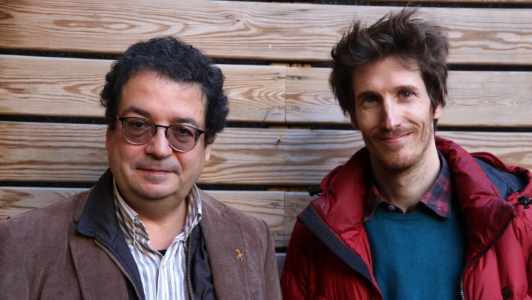 David Castillo i Ramon Boixeda, guanyadors dels premis Ciutat de Gandia. ACN